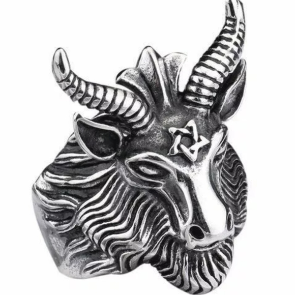 2/$15 - Baphomet Ring - Picture 3 of 3